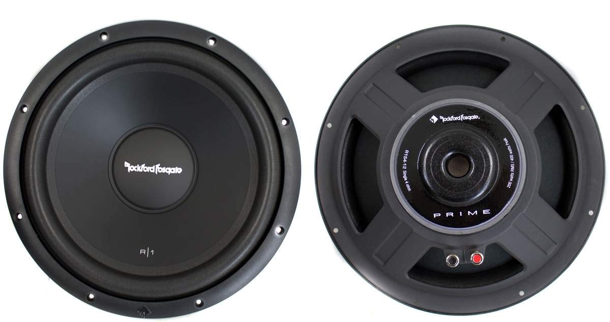 2) Rockford Fosgate R1S4-12 12 2) Rockford Fosgate R1S4-12 12